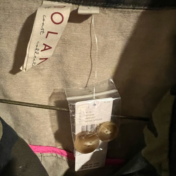 DOLAN/Anthropologie Embroidered Camo Utility Jacket - NWT - Sz. L - Picture 8 of 10